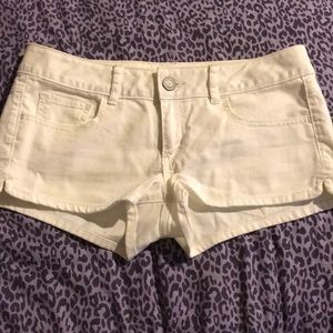 White denim shorts- Size 8